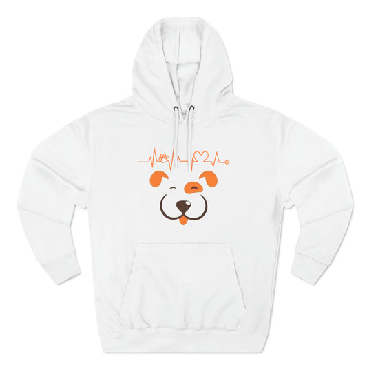 Three-Panel Fleece Hoodie