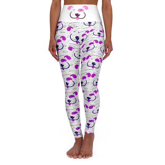 High Waisted Yoga Leggings (AOP)