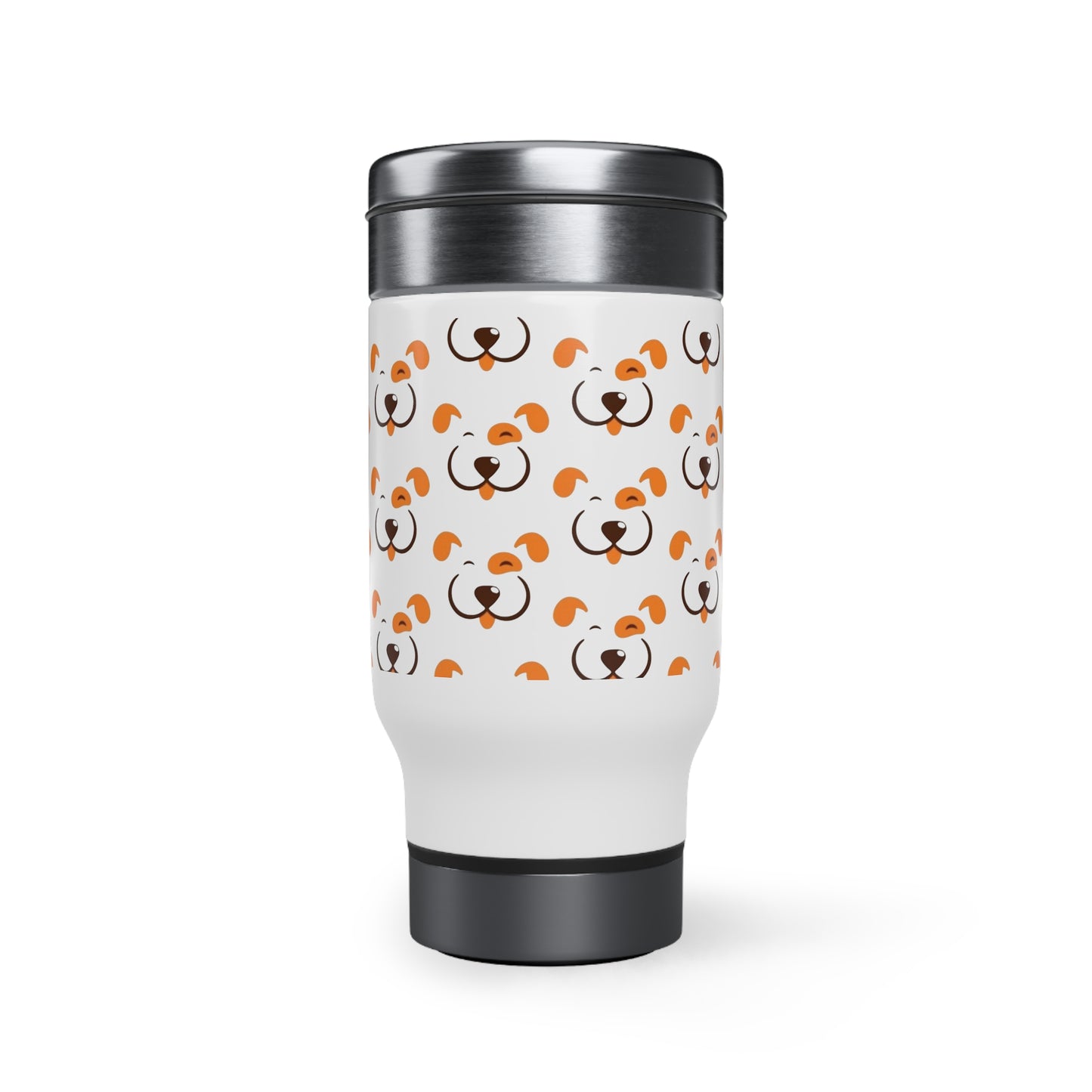 Stainless Steel Travel Mug with Handle, 14oz